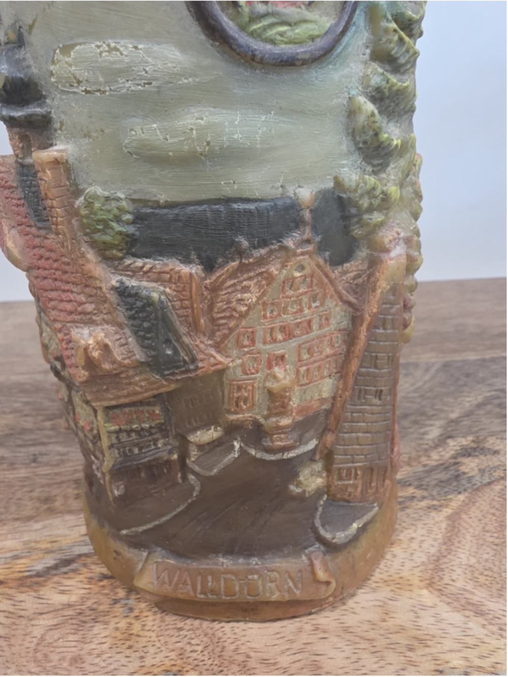 VTG Johann Gunter Walldurn-Baden Schutzmarke Candle Church Old World Scene Folk - Picture 5 of 10